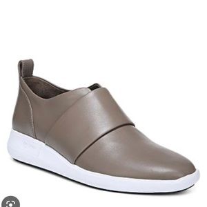 Via Spiga Marlon grey-beige Leather Sneakers Size 11. Box and dust bag included.